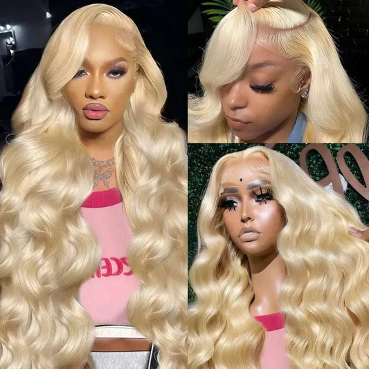 613 HD Lace Frontal Wig 13x4 Deep Loose Wave Transparent Remy Color Front Human Hair Wig 13x6 Blonde Water Curly Human Hair Wig